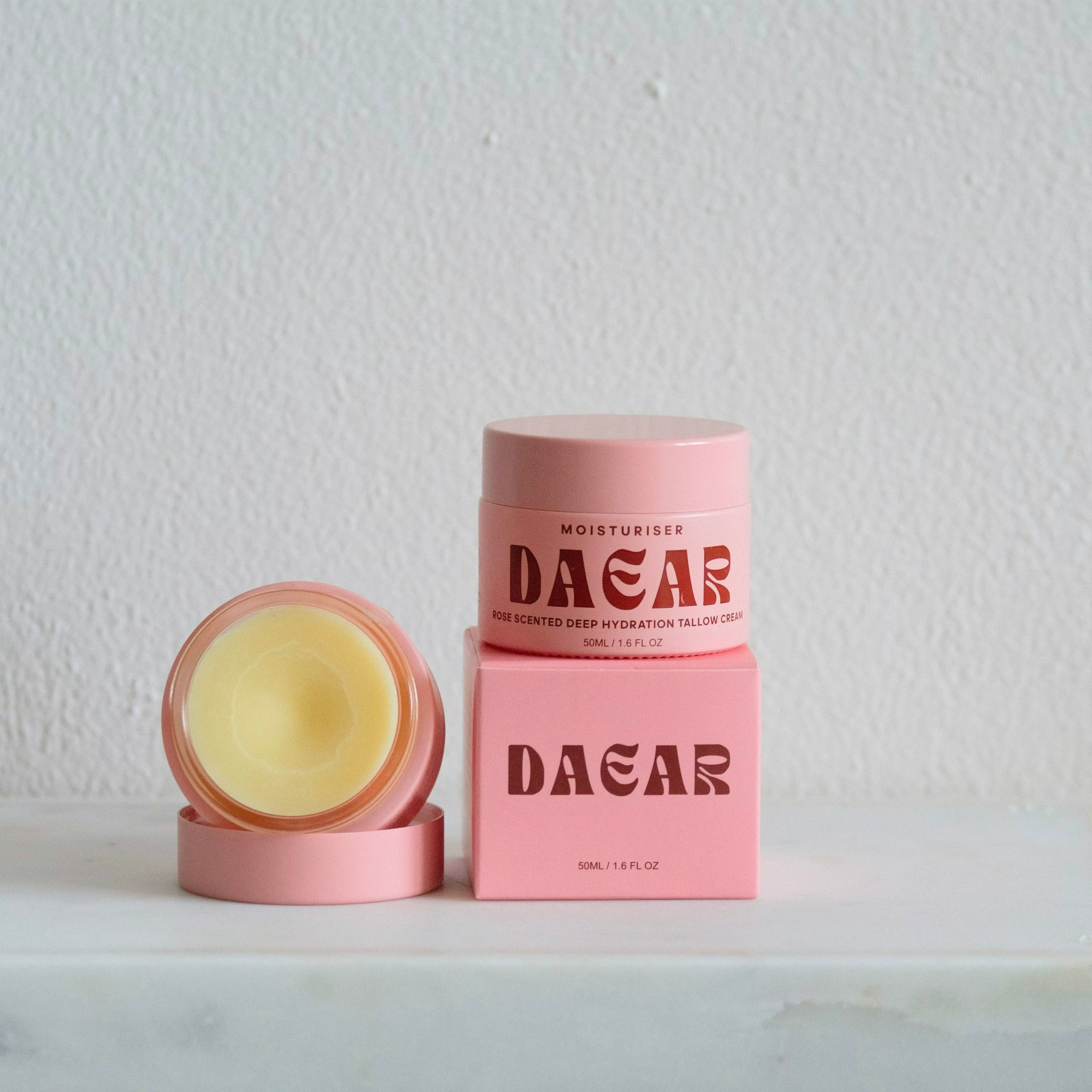 Rose scented beef tallow balm