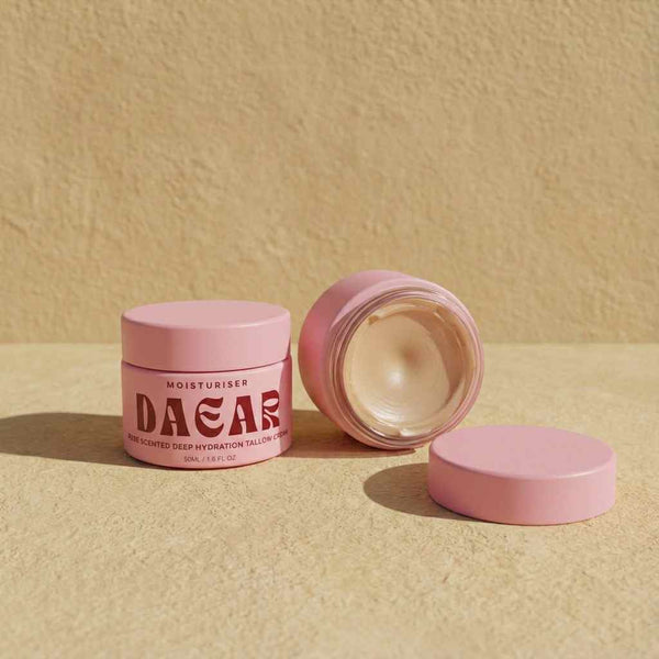 Tallow Balm Rose 50ml | Grass Fed Beef Tallow Moisturiser | DAEAR