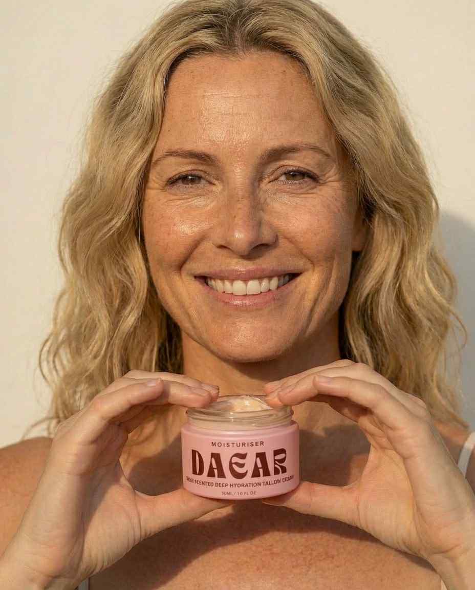 Tallow Balm Rose 50ml | Grass Fed Beef Tallow Moisturiser | DAEAR